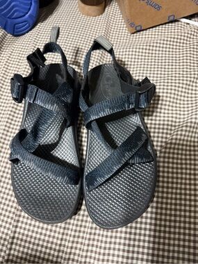 Kids Adjustable Blue/ Gray Chacos